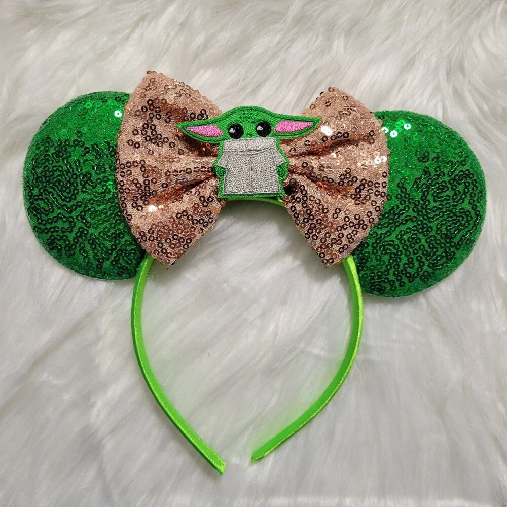 Baby Yoda Minnie Mouse Ears